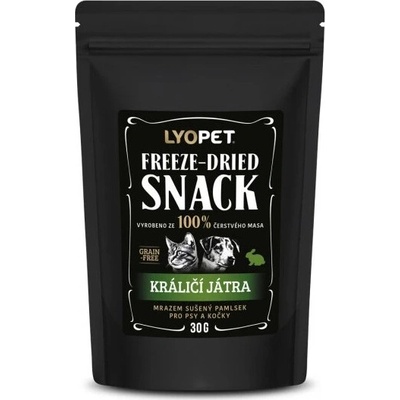 Lyopet Freeze Dried Snack Rabbit Liver 30 g