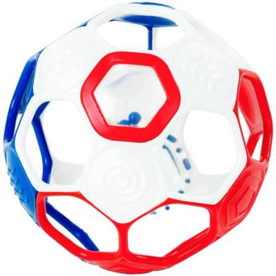 Bright Starts Топка Bright Starts - Grippin' Goals, в червено, бяло и синьо (16922)