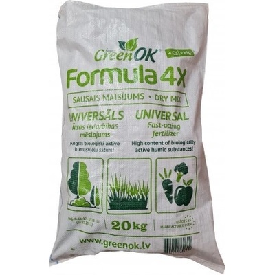 GreenOK FORMULA 4X Organominerální hnojivo NPK 20 kg