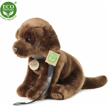 Плюшен Кафяв лабрадор с каишка, стоящ, 25 см (8590687230149)