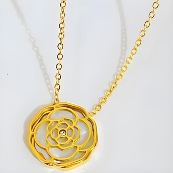 HARAHU Колие fa-20466 - Златен kp20466 (fa-20466)