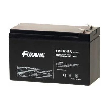 Fukawa Batteries - FUKAWA FW 9-12 HRU (12V/9Ah - Faston 250), lifespan 5 years