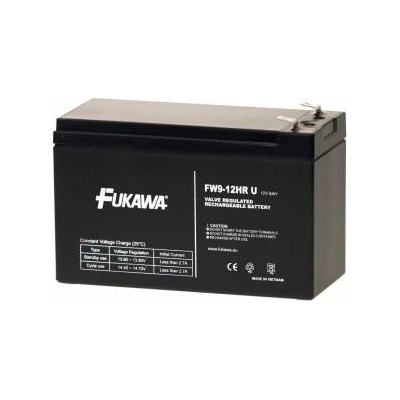 Fukawa Batteries - FUKAWA FW 9-12 HRU (12V/9Ah - Faston 250), lifespan 5 years