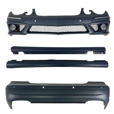 Боди кит за Mercedes E-Class W211 (2006-2008) - AMG E63 с халогени