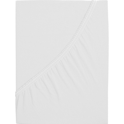 4Home jersey prestieradlo Mako biela 180x200
