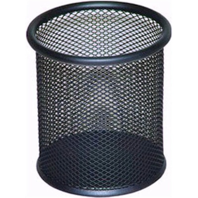 DONAU Drátěný kelímek na psací potřeby 98 mm kov černý