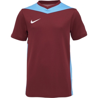 Nike detský futbalový dres DRI-FIT PARK vínová svetlo modrá