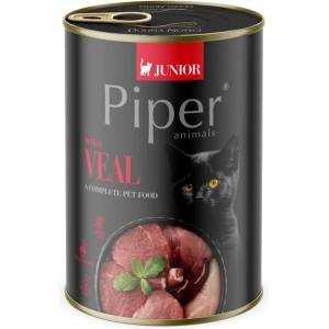 Dolina Noteci Консерва Piper Cat Junior с телешко месо 400 г