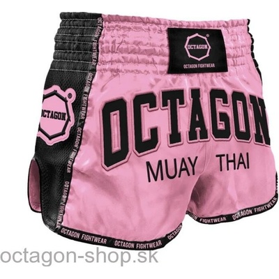 Muay Thai trenky Octagon ružové