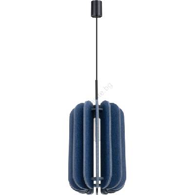 SL. 1859 - Пендант на кабел MULA 1xE27/15W/230V Ø 27 см, син (SLX1598)