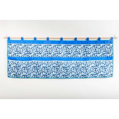 Jan peří kapsář za velkou postel modré trojúhelníky 70x200 cm – Zboží Dáma Jan peří kapsář za velkou postel modré trojúhelníky 70x200 cm – Zboží Dáma