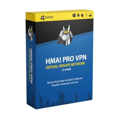 Avast HMA Pro VPN 5 lic. 12 mes.