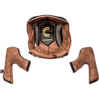 Lícnice a klobouk pro přilby Fibre, CASSIDA (vel. 2XL) CASSIDA M142-1386-2XL