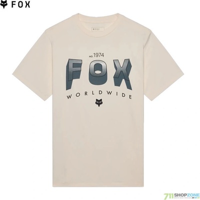 Fox Block 195 Original ss tee offwht