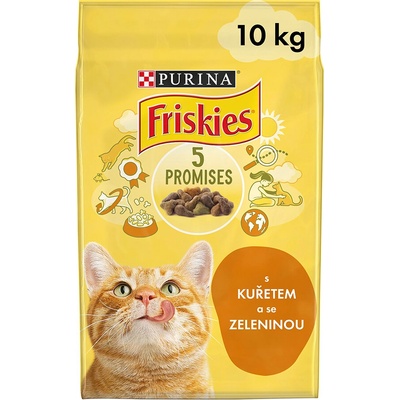 Friskies s kuracím mäsom a zeleninou 10 kg