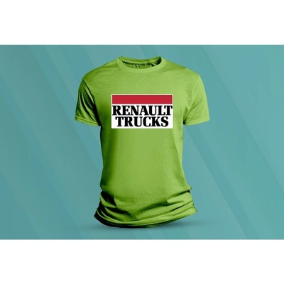 Sandratex dětské bavlněné tričko Renault Trucks 3. lime
