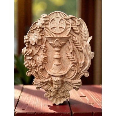 Drevený obraz Svätá Eucharistia (Drevený obraz )