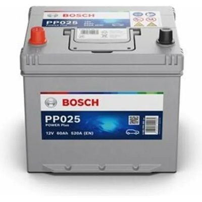 Bosch 60Ah 520A left+ (0092PP0250)