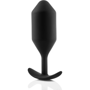 b-Vibe Snug Plug 5 голям силиконов разширител с тежести