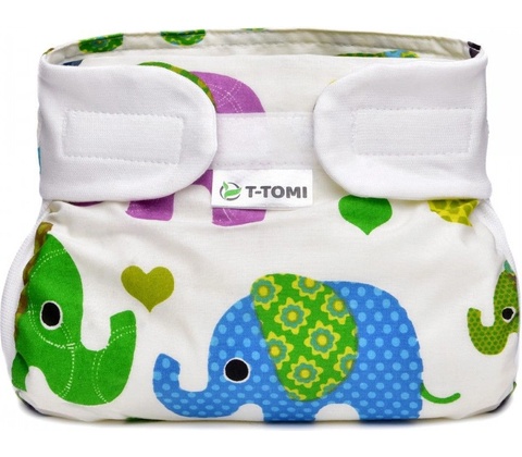 T-tomi Ortopedické abdukční kalhotky 3-6 kg zelení sloni 1 ks