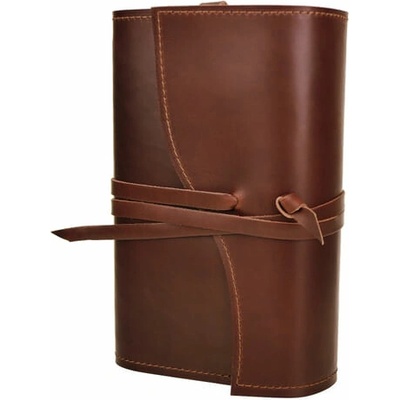imago Kožený obal na knihuhnědý malý – Zboží Dáma