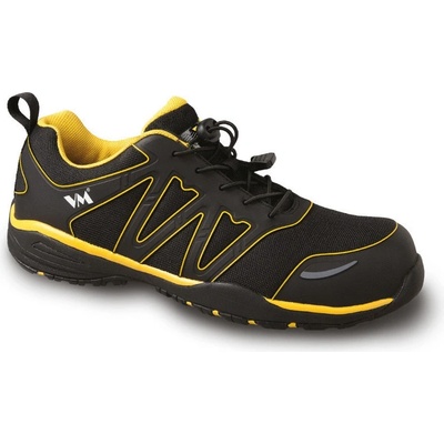 VM Footwear NASHVILLE 4345-S1 polobotka Černo-žlutá