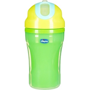  Неразливаща се чаша със сламка, Insulated Cup, 266 мл. , цвят: розов - Зелен