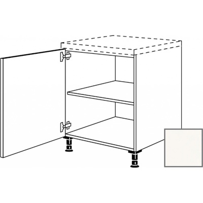 Naturel Kuchyňská skříňka spodní Erika24 s dvířky 60x87x56 cm bílá lesk 450.UD60.L