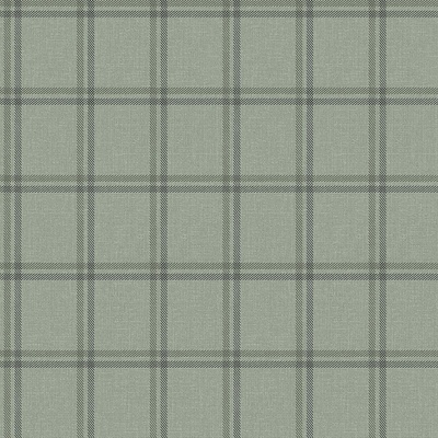 Origin 347623 Vliesová tapeta na stenu imitácia zelenej látky anglické káro Natural Fabrics rozmery 0,53 x 10,05 m