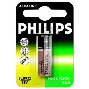 Image 1 of Philips алкална батерия 12.0V, 1-blister (LR23A / 8LR23) (8LR932/01B)
