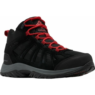 Columbia Men's Redmond III Mid Waterproof Shoe Black/Mountain Red 43 Мъжки обувки за трекинг