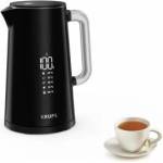 Krups Smartn Light Kettle, 5 temperature settings, 1.7 liters capacity, stainless steel interior, double-walled, black, BW801810 Електрически кани