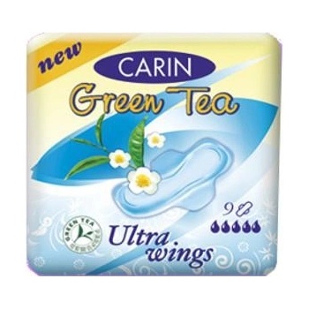 Carin Ultra Wings Green Tea hygienické vložky 9 ks