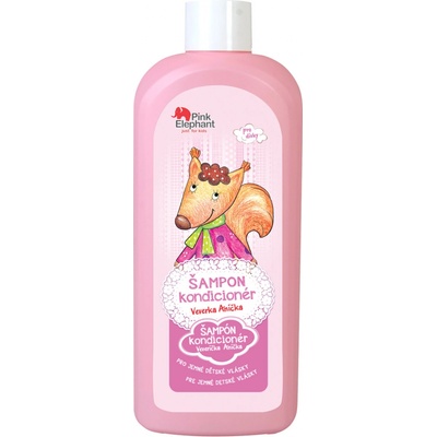 PINK ELEPHANT Šampon a kondicinér na vlasy Veverka Aníčka 500 ml