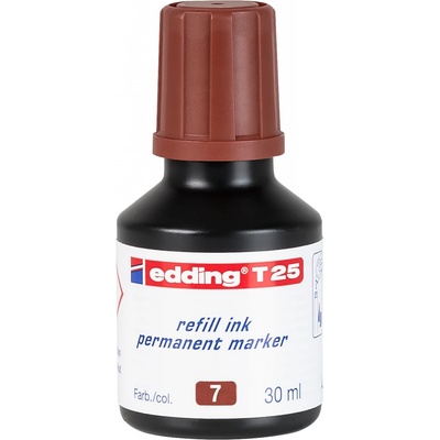 Edding T 25 náhradní inkoust 007 hnědý