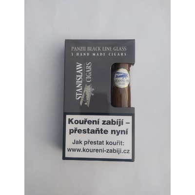 Stanislav Glass Panzu Black Line / 3 ks