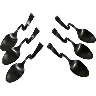 Herdmar Лъжички за кафе carmil - 6бр - черен мат (-050-4710-0517-010-1v01)