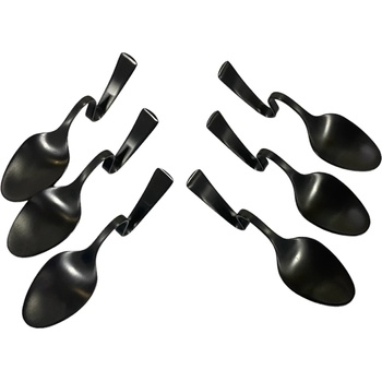 Image 1 of Herdmar Лъжички за кафе carmil - 6бр - черен мат (-050-4710-0517-010-1v01)