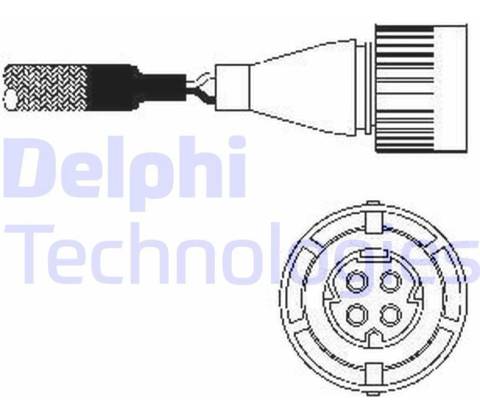 Lambda sonda DELPHI ES10254-12B1
