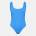Jack Wills Бански костюм Jack Wills Women's Crinkle Scoop Neck Swimsuit - Marina
