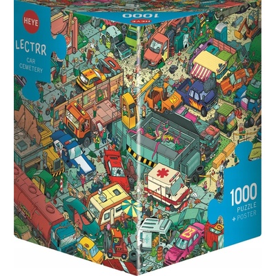 Heye Hřbitov aut 1000 dílků