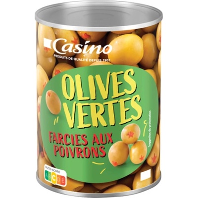 Casino Zelené olivy s paprikou 280 g