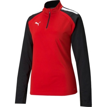 PUMA Тениска с дълъг ръкав Puma teamLIGA 1 4 Zip Top W Red- Bla 657253-01 Размер L