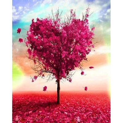 Figured ART Vyšívání křížkové sada Srdce – Zboží Mobilmania