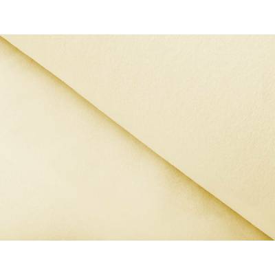 Mikroplyšová látka MIP-035 Světle vanilková - šířka 150 cm