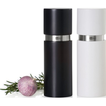 AdHoc Мелнички за сол и пипер Textura S черни и бели (AH-MP420)