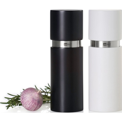 AdHoc Мелнички за сол и пипер Textura S черни и бели (AH-MP420)