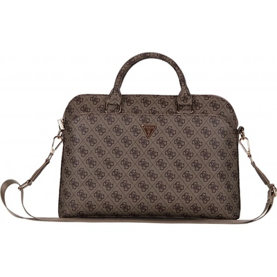 Guess PU 4G Triangle Logo Computer Bag 13/14/15" Brown GUCB15P4DPTW