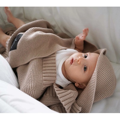 Lullalove Bambusová dečka Karamelově Béžová