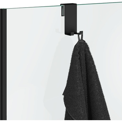 DECOR WALTHER Закачалка за душ кабина Decor Walther черен мат (0902060)